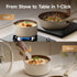 Ceramic Nonstick Cookware Set – Healthy Pots and Pans with Removable Handle