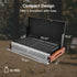 Portable Folding BBQ Charcoal Grill – For Camping, Beach & Backyard