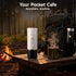 Kavor Portable Wireless Self-Heating Espresso Maker – Cold & Hot Brew, Ground Coffee & NS Capsule Compatible, for Camping/RV/Travel/Office