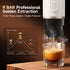 Kavor Portable Wireless Self-Heating Espresso Maker – Cold & Hot Brew, Ground Coffee & NS Capsule Compatible, for Camping/RV/Travel/Office