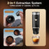 Kavor Portable Wireless Self-Heating Espresso Maker – Cold & Hot Brew, Ground Coffee & NS Capsule Compatible, for Camping/RV/Travel/Office
