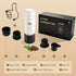 Kavor Portable Wireless Self-Heating Espresso Maker – Cold & Hot Brew, Ground Coffee & NS Capsule Compatible, for Camping/RV/Travel/Office